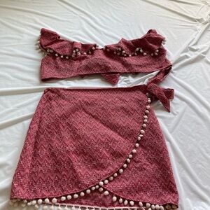 2 piece skirt and top set from asos.